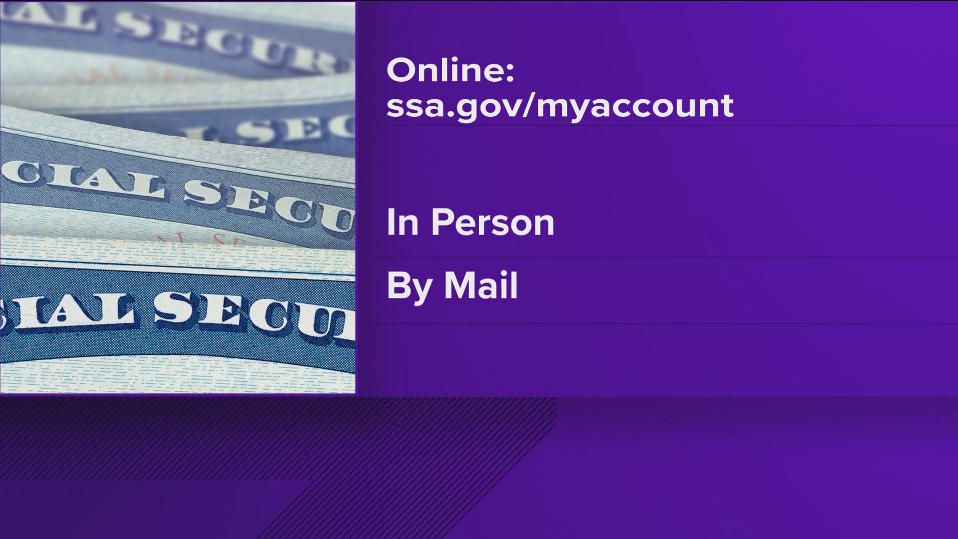 Erin Thompson with the Social Security Administration talks with Melissa Andrews about tips for gathering documents to replace a social security card.