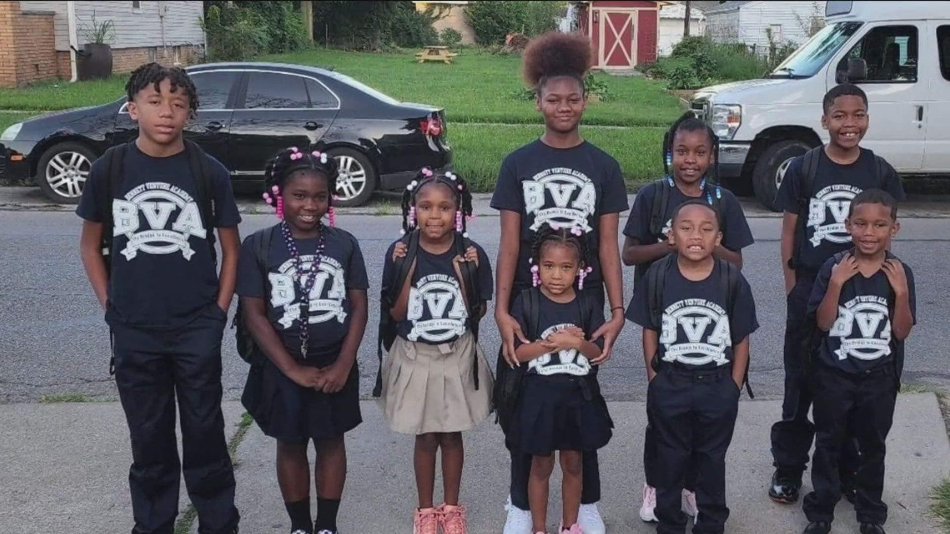 Family members of DaVion Stribling held a vigil at the West Toledo Branch Library on Tuesday and a youth football league held a moment of silence before a scrimmage.