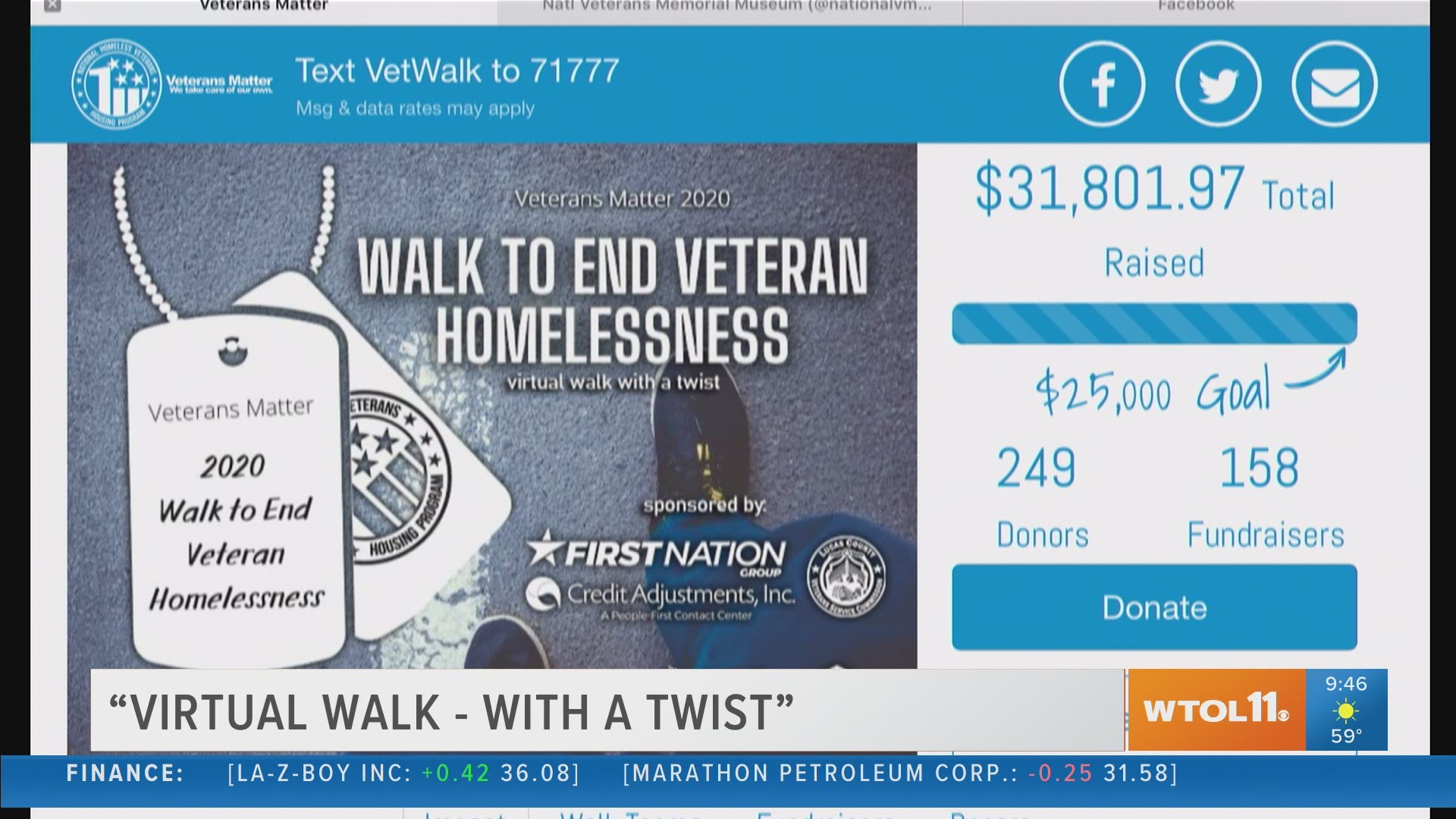 Veterans matter every day, but they deserve special recognition on Veterans Day! Veterans Matter is planning to do just that with "Virtual Walk - with a Twist!"