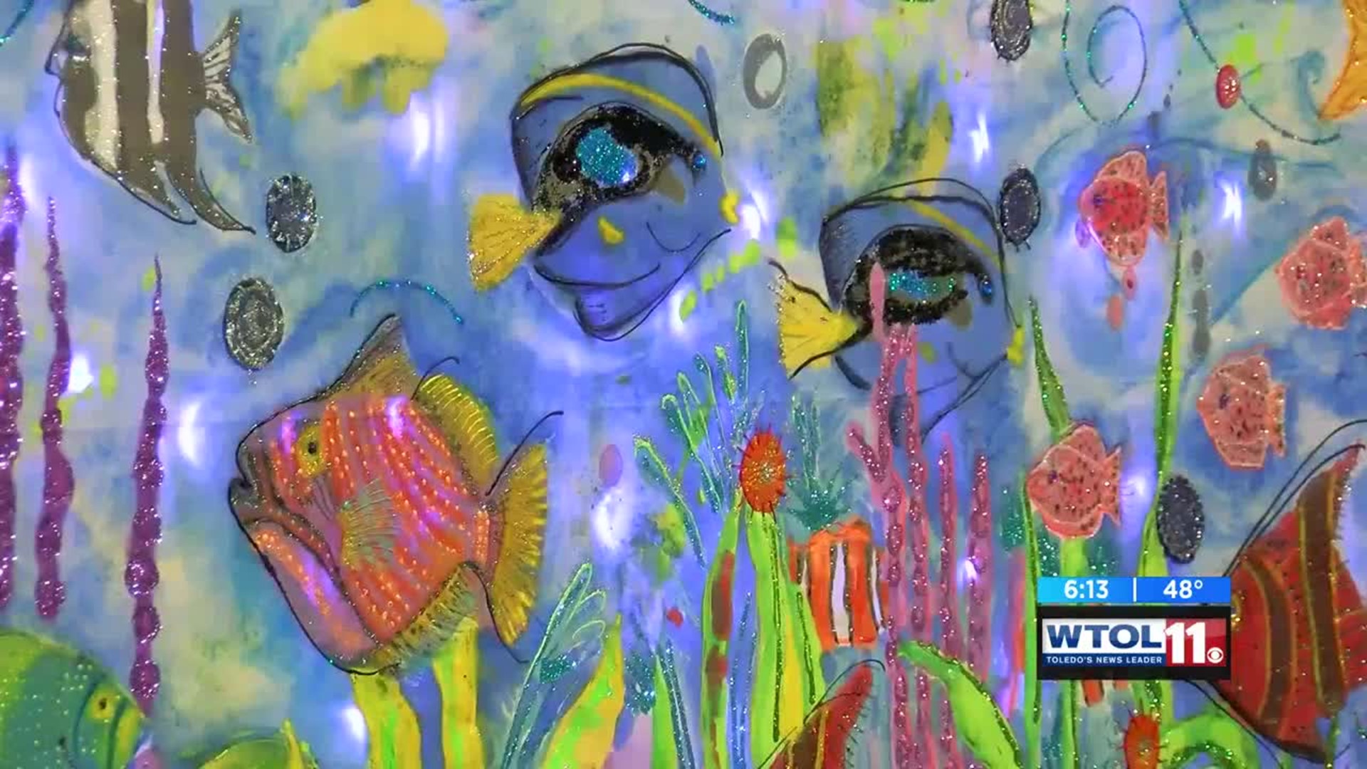 'Unruly Artists' create ocean scene at zoo