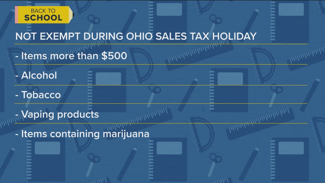 Ohio Expanded Sales Tax Holiday begins | wtol.com
