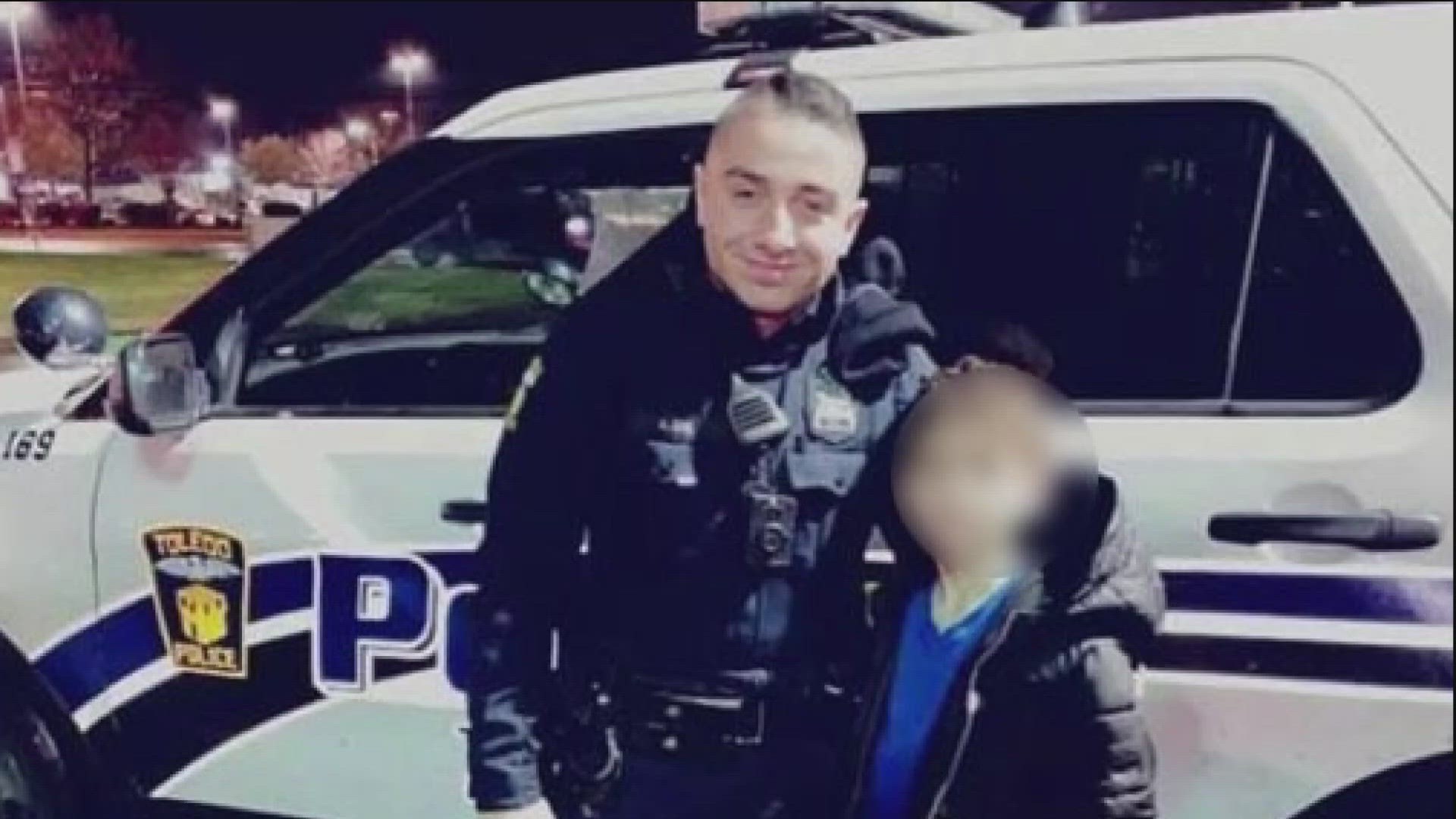 Fallen Toledo police officer Anthony Dia's family is giving back to the community in his memory, three years after he was killed.