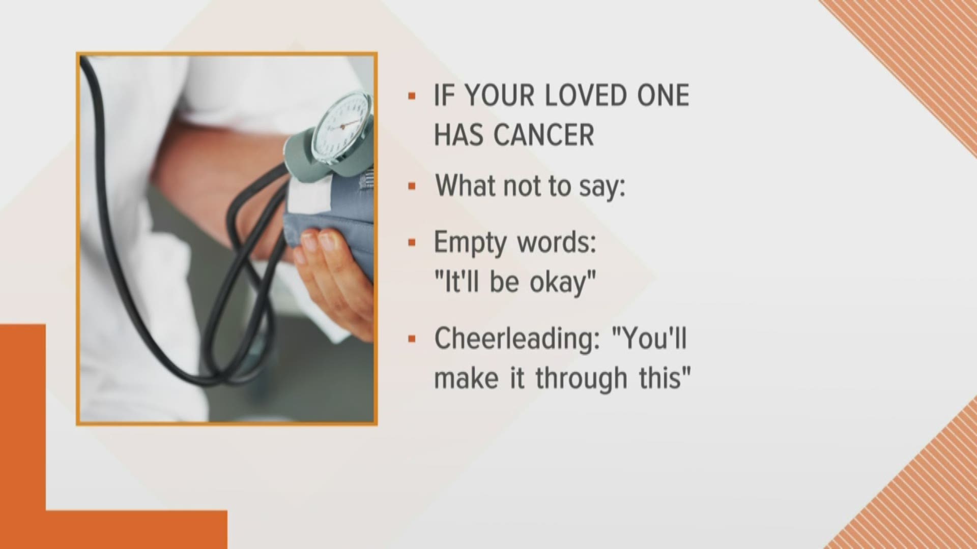 Psychiatrist Dr. Victoria Kelly shares some insight on what to do if a loved one is diagnosed with cancer.