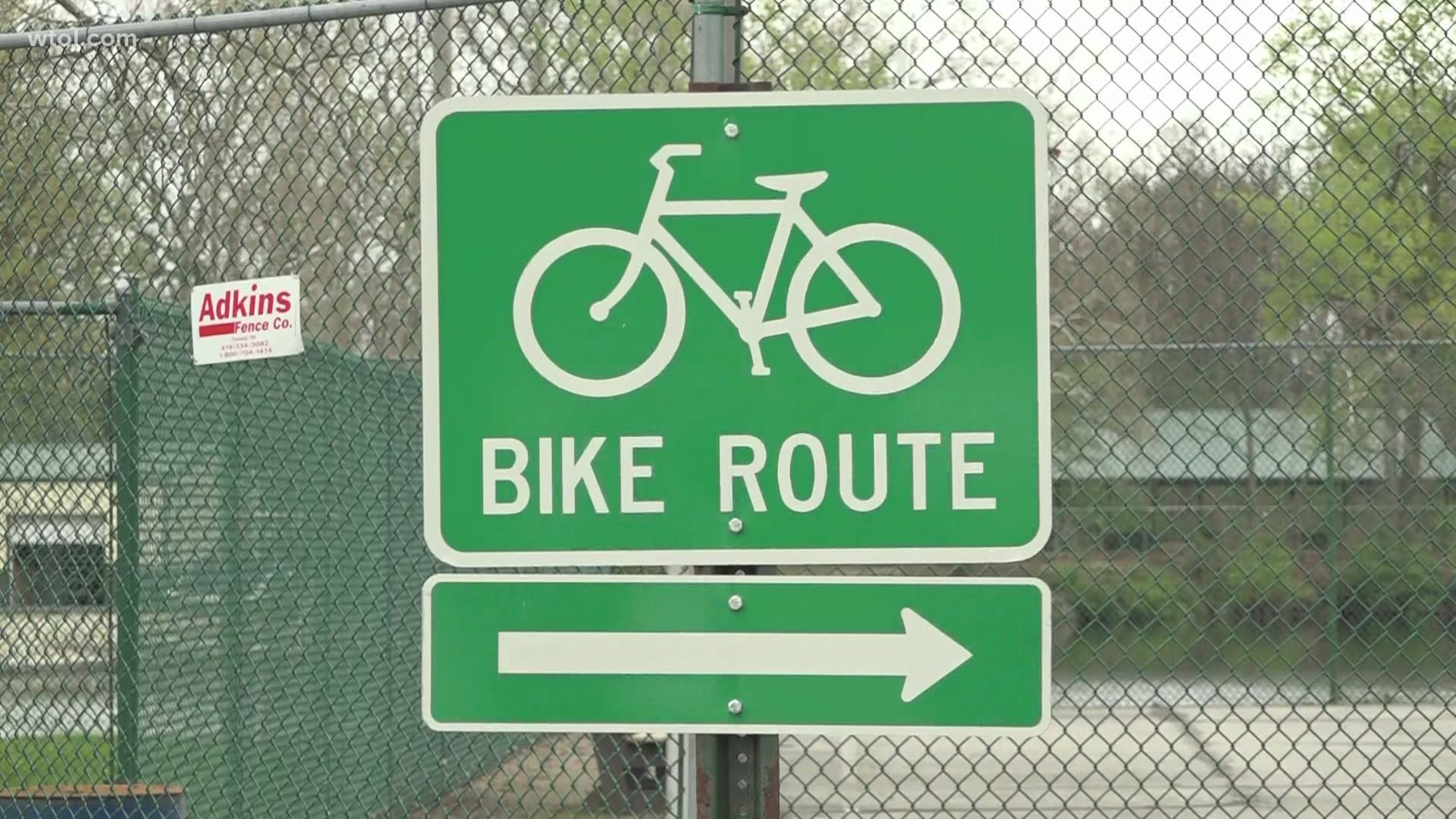 The five-mile bike trail is a new part of the North Coast Inland Trail.