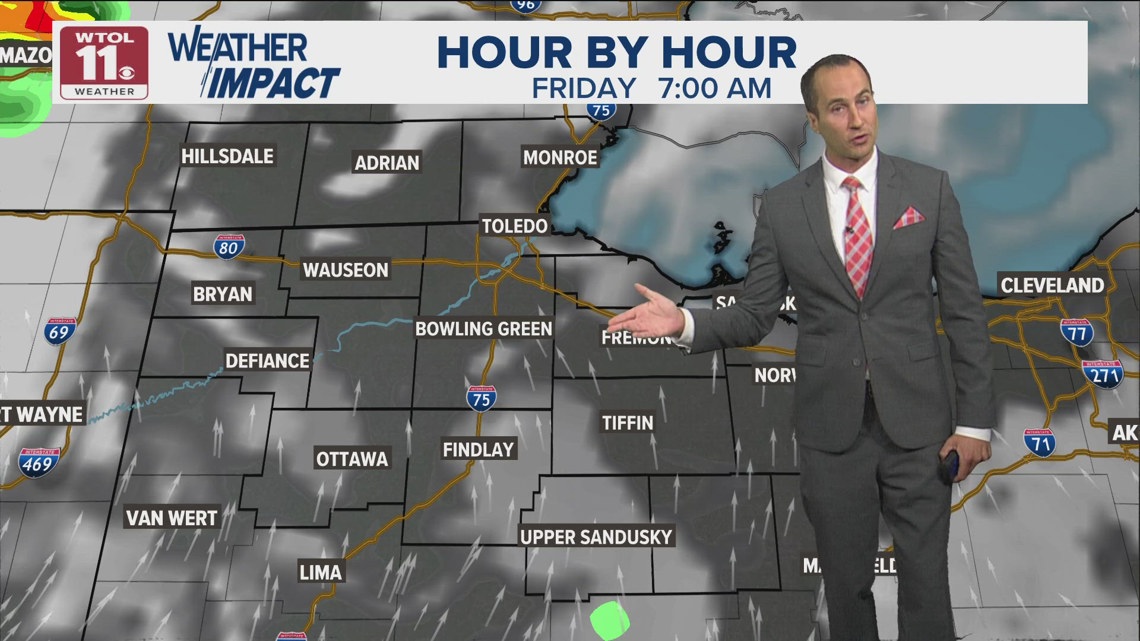 Dry, partly sunny Friday morning; rain possible late day | WTOL 11 ...