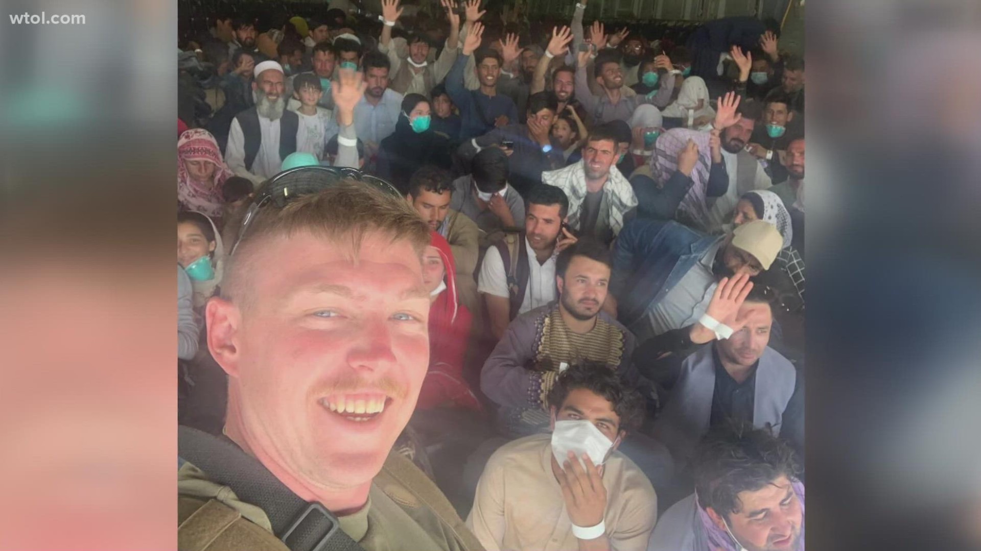 In Defiance, Austin Carr is a teacher and a coach for the Bulldogs. For the past 10 days, Master Sgt. Carr has been in Kabul assisting evacuees.
