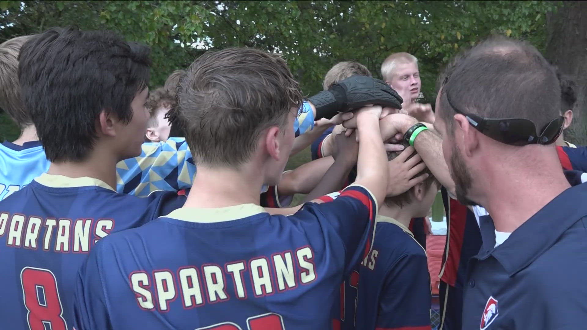 The NOCA Junior Varsity Spartans kicked off their first soccer game on Tuesday.