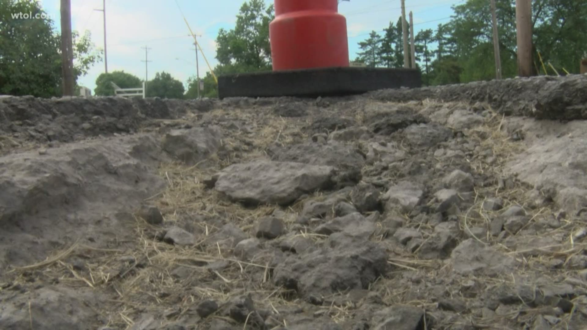 The councilman complained Monday that the roads full of potholes in south Toledo are hurting property values.