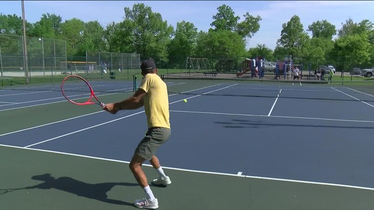 Deal and Fortner training together for tennis state championships