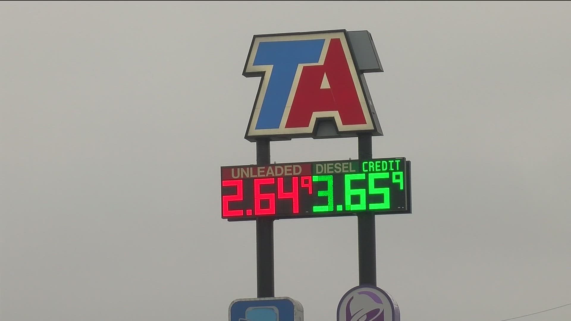 A 70-cent reduction over the past year is creating hope economically for the trucking industry and homeowners.