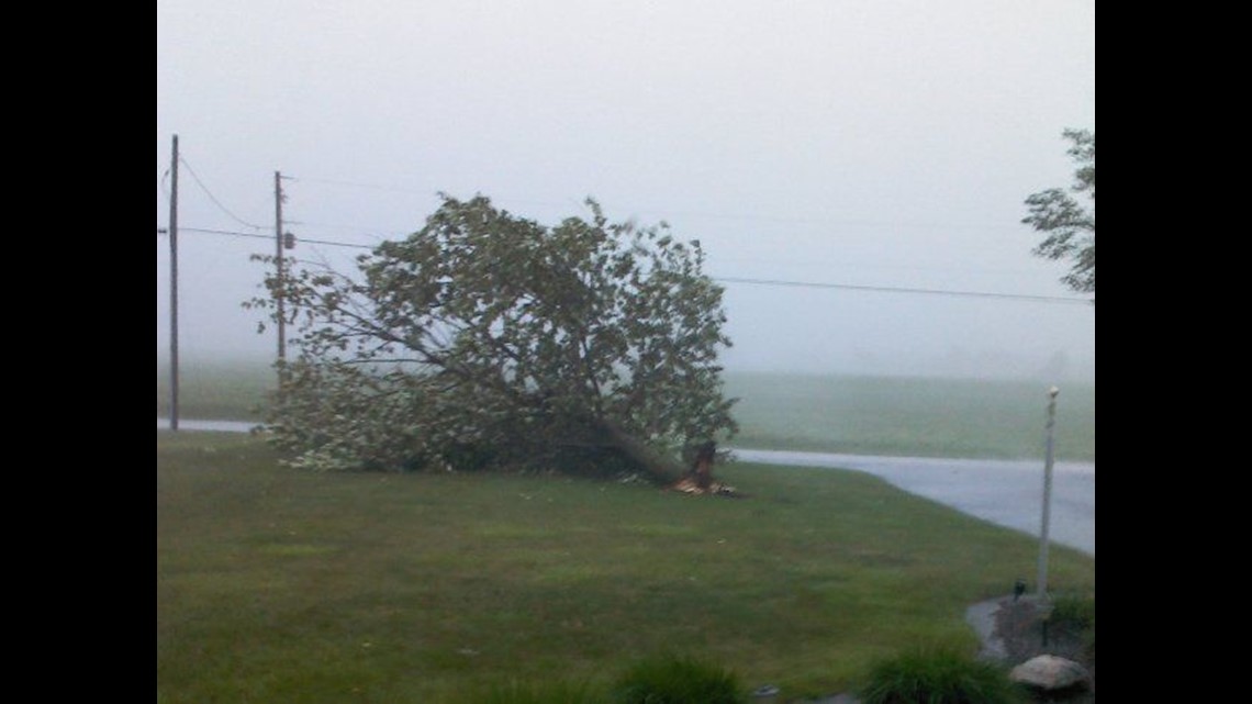 Seneca County road warning reduced to level 2