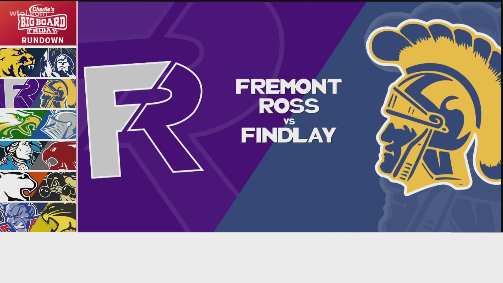 Fremont Ross was dealt their first loss of the season on the road in Findlay.