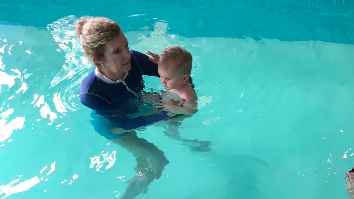 Family Focus ISR swim lessons teach babies as young as 6