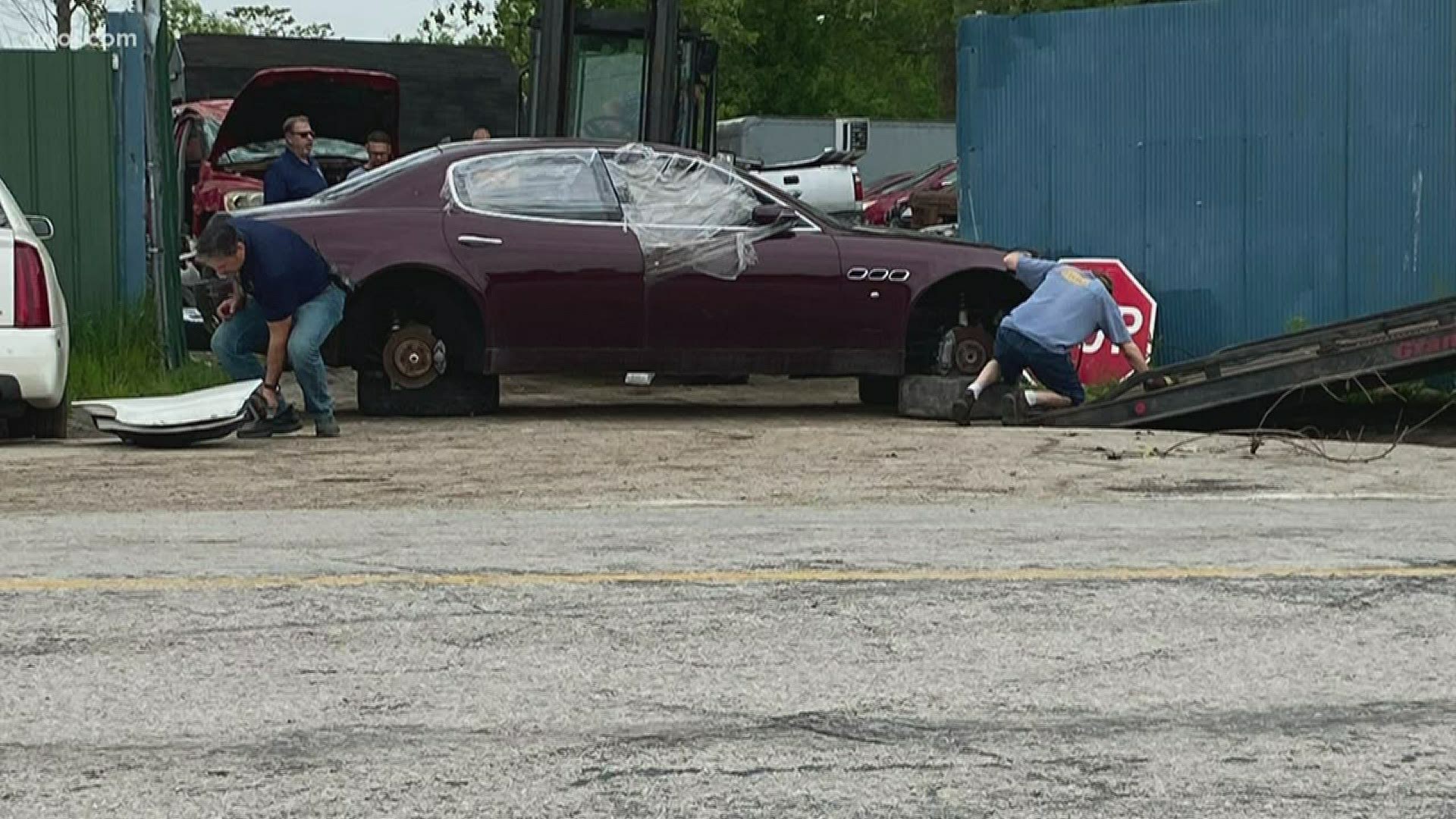 5 stolen cars recovered as search warrant is executed at Adler Auto Parts and Service in Walbridge.