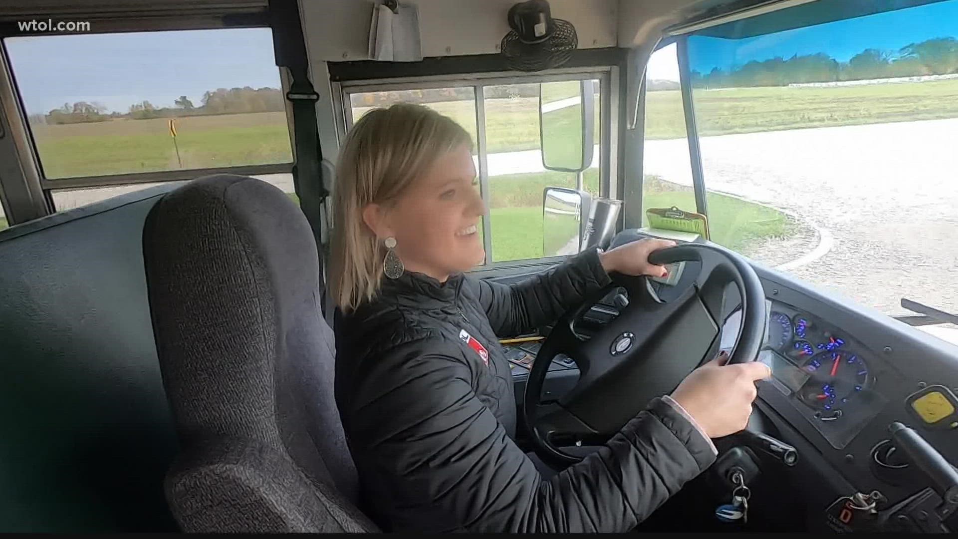 See how local school districts are working to help solve the shortage with creative solutions. And see how WTOL 11's Amy Steigerwald does behind the wheel.