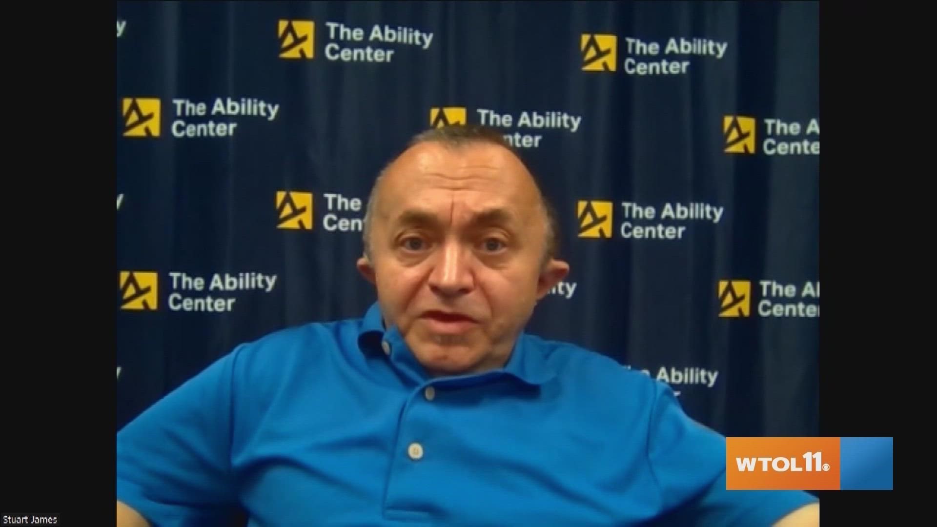 Executive Director of the Ability Center of Greater Toledo, Stuart James is passionate about changing the ways people look at disabilities.