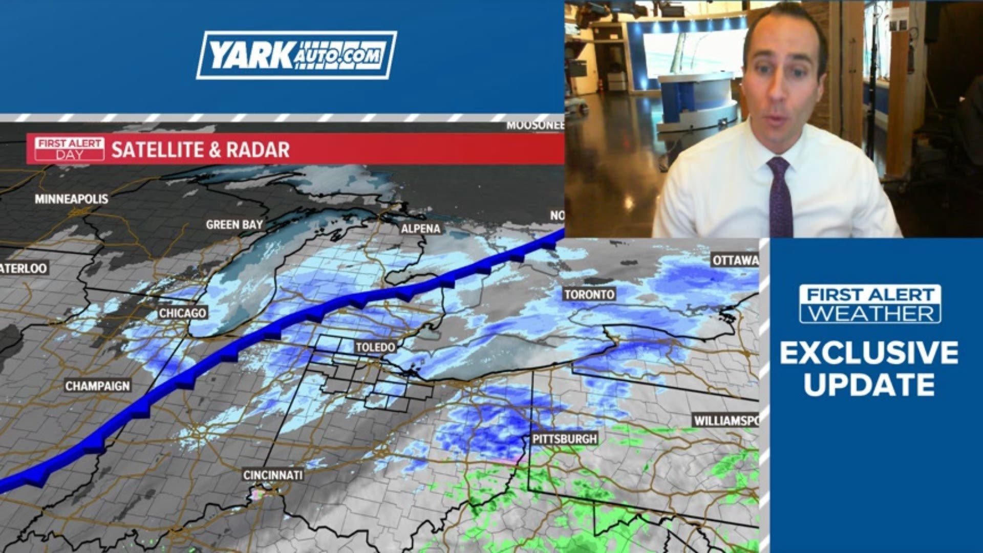 Heads up this afternoon as quick moving, heavier burst of snow will be possible across the area. These "snow squalls" are know to bring brief, heavy snowfall.