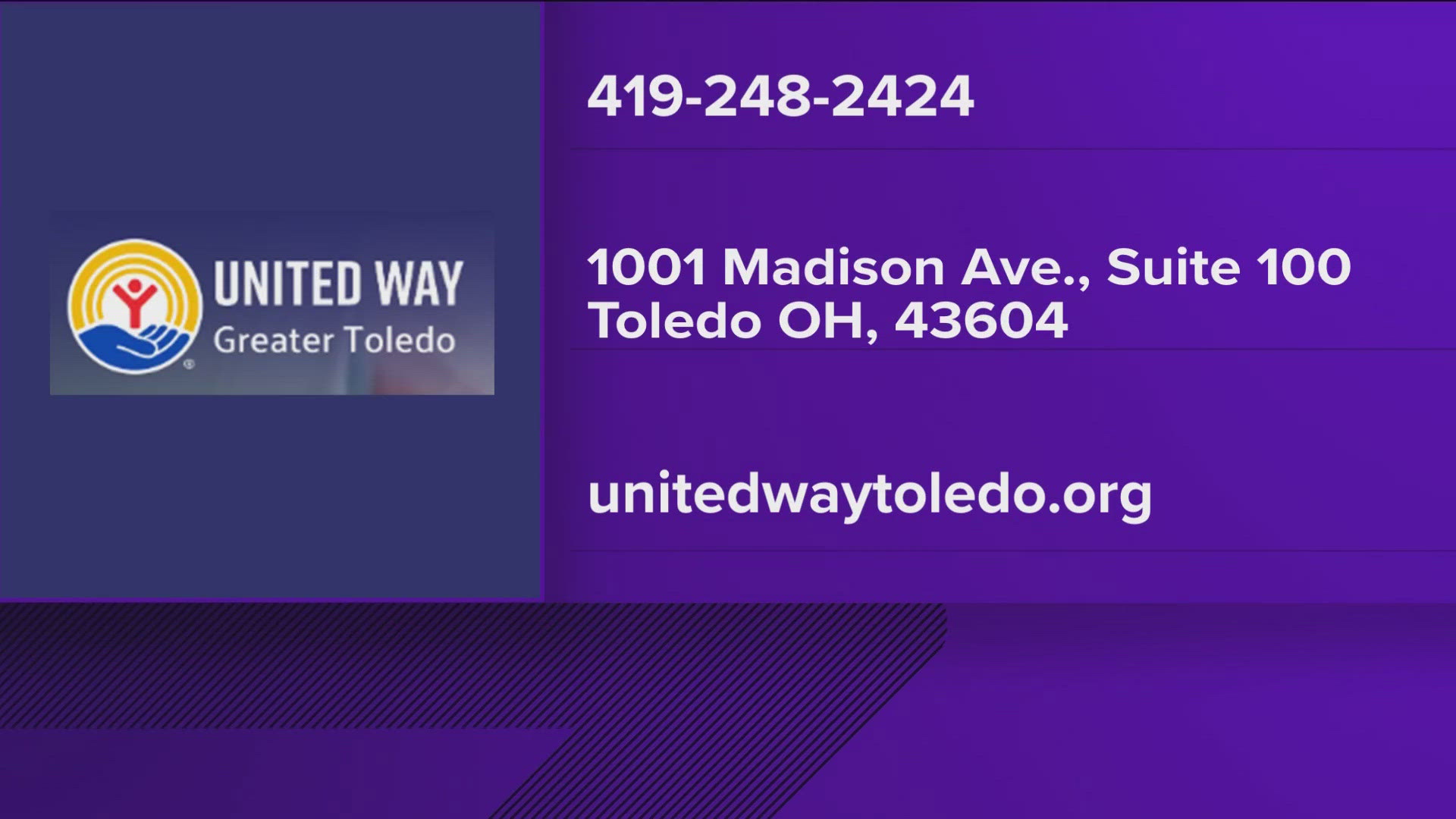 With Thanksgiving tomorrow, it is important to remember, not everyone in our community has access to a meal every day. United Way is one organization that helps.