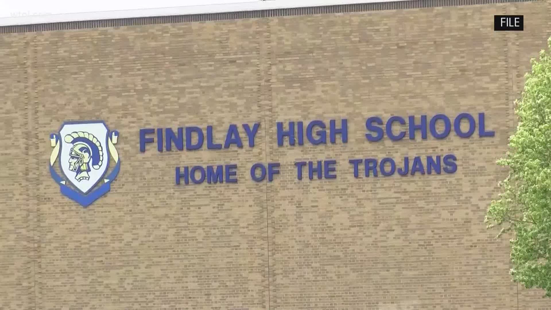 Findlay high school students will not be assigned a locker this school year to alleviate crowding in hallways.