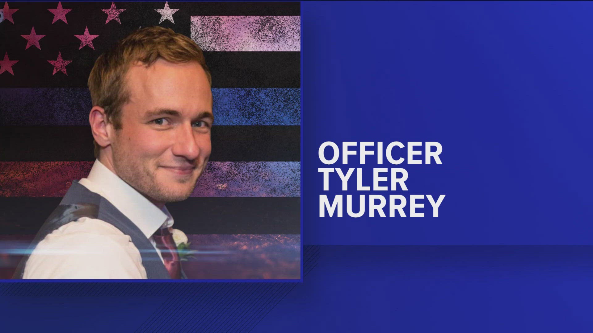 Officer Tyler Murrey, 31, died in the line of duty Nov. 16. A procession in his honor will begin at 9:30 a.m. in Napoleon. The public is invited to line the route.