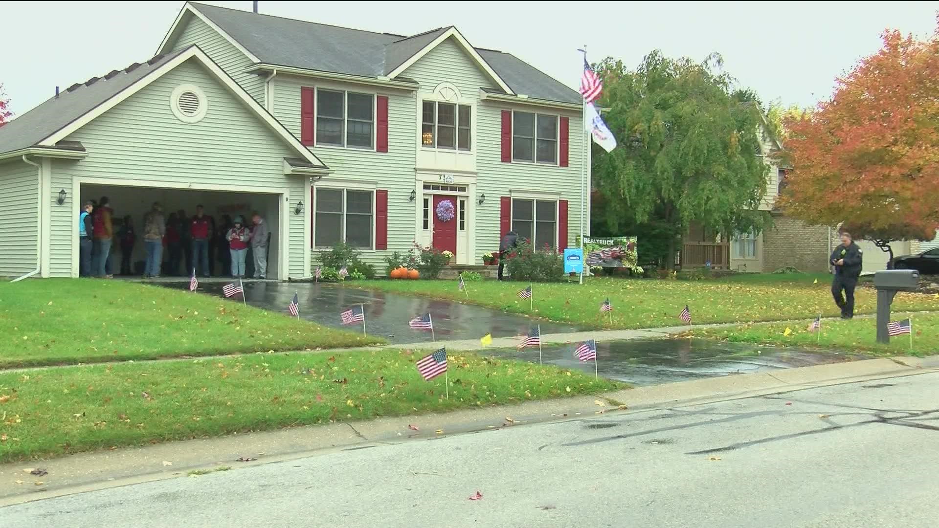 Army veteran Jesse Woods and his family now have a place to call their own here in Toledo. The family moved from Arizona into their new home Wednesday.