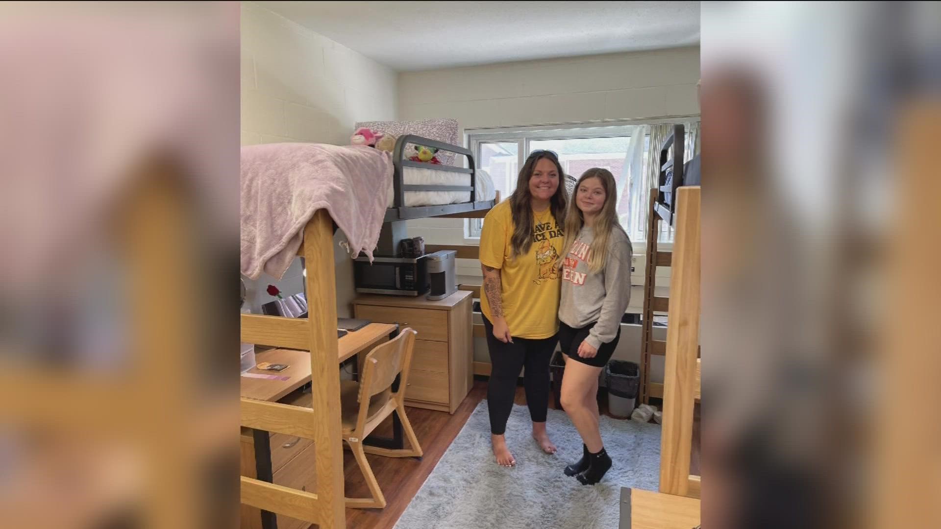 Tiffany and Marlee Eckert hold the distinction of being a mother-daughter duo attending BGSU at the same time.