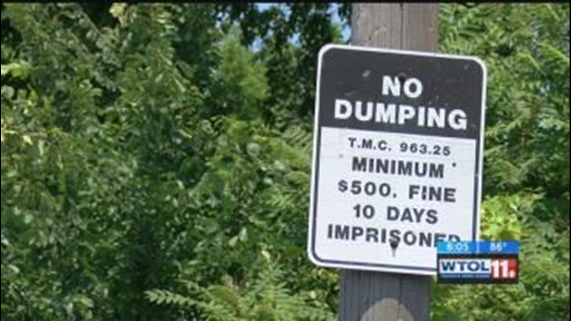 City says they will take action against illegal dumping in east Toledo