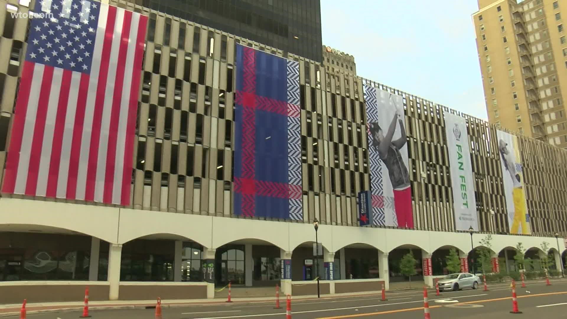 About 150,000 are expected downtown at some point for the Solheim celebrations. Pack your patience.