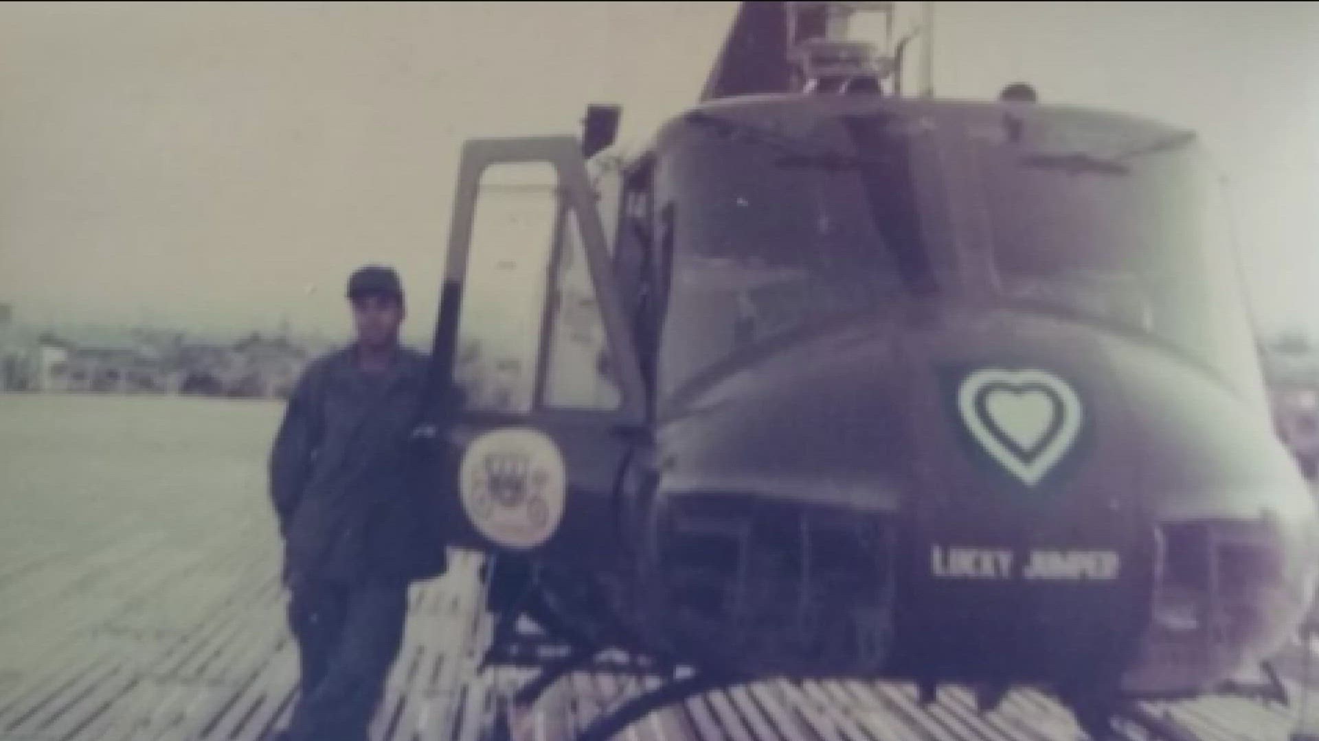 As a Black soldier, Jack Robinson said there were incidents between Black and white soldiers when he served. But he ensured that wasn't the case on his helicopter.