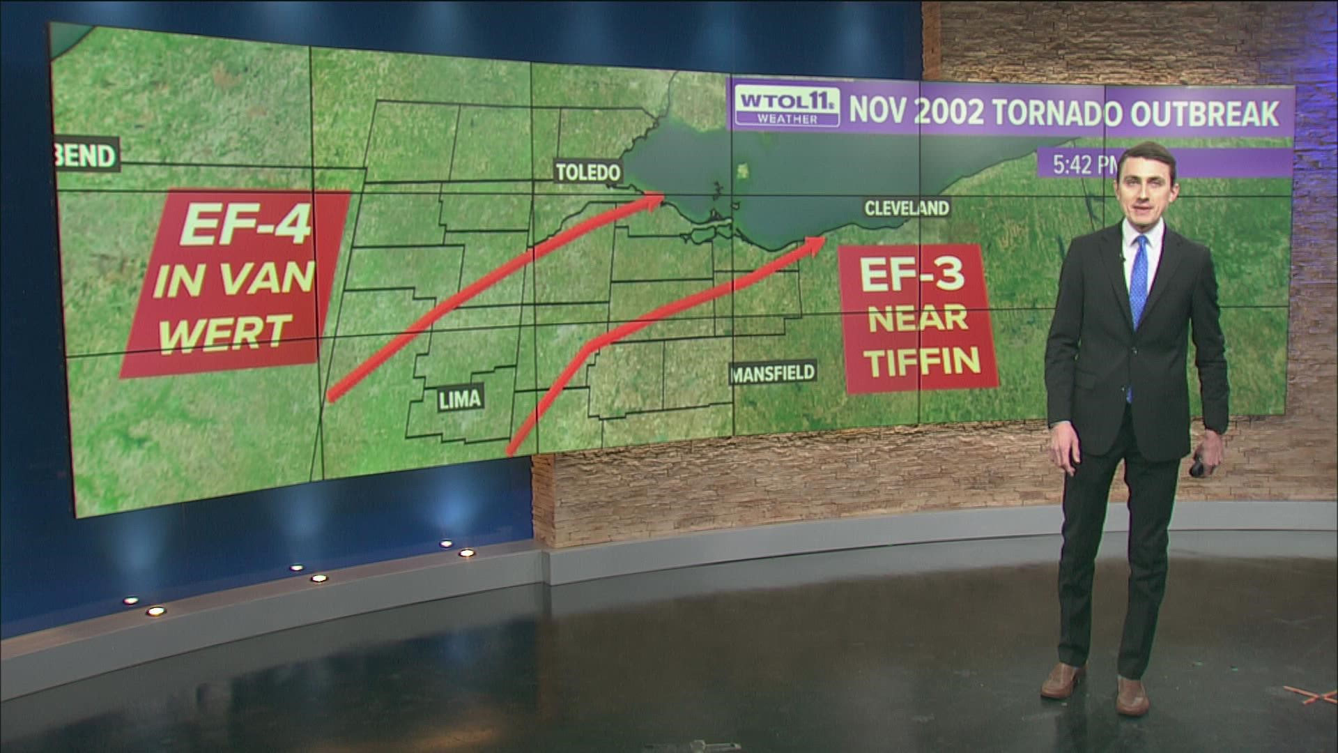 November storms spawning fatal tornadoes hit the Gulf Coast. How common are they in the Midwest? Our WTOL 11 Weather team has the answer.