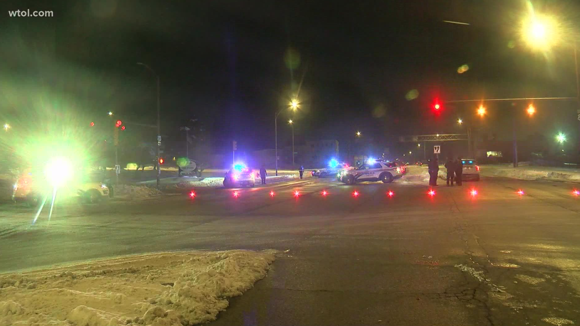 A man was found shot to death at the intersection of Detroit and Phillips avenues around 10:45 p.m. Saturday