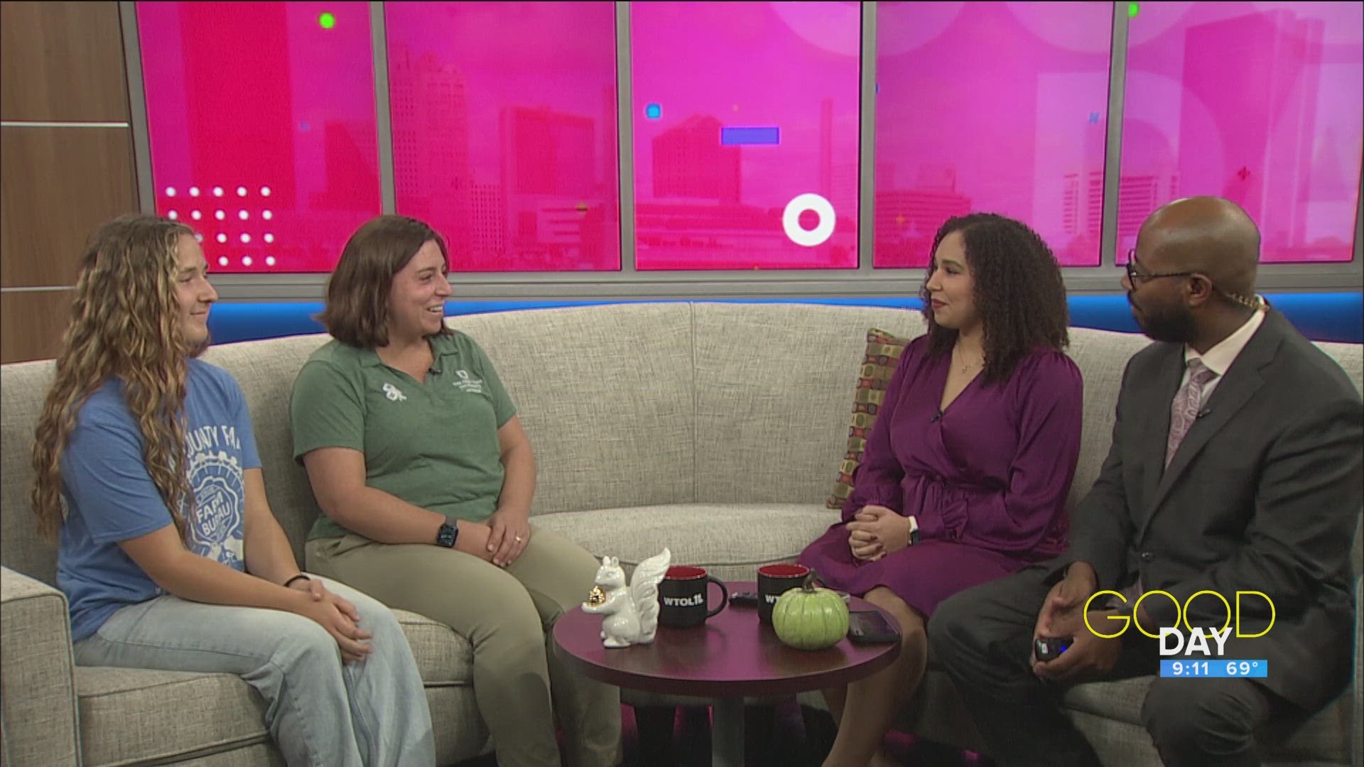 OSU Extension educator Jess Burns and camp counselor Josie Pena sits with Good Day to talk about 4 H Youth Development.