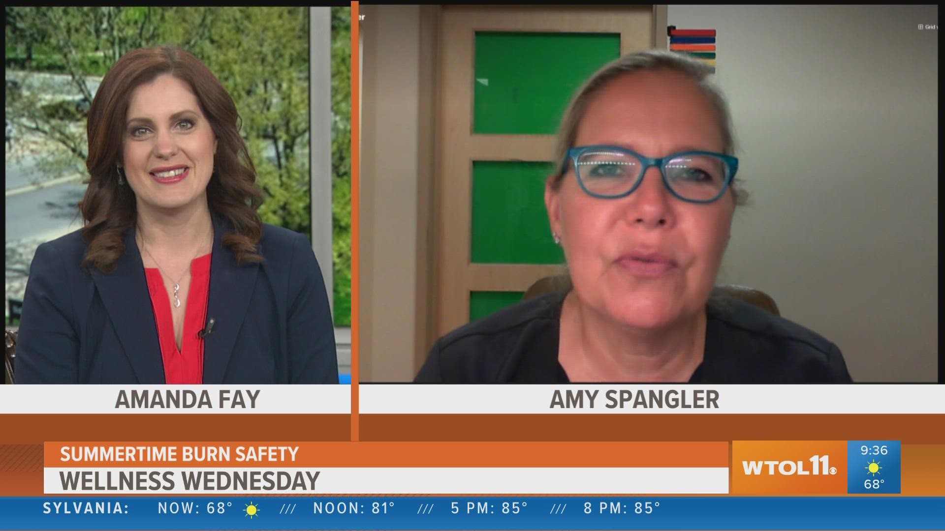 Certified Pediatric Nurse Practitioner Amy Spangler talks about burn safety.