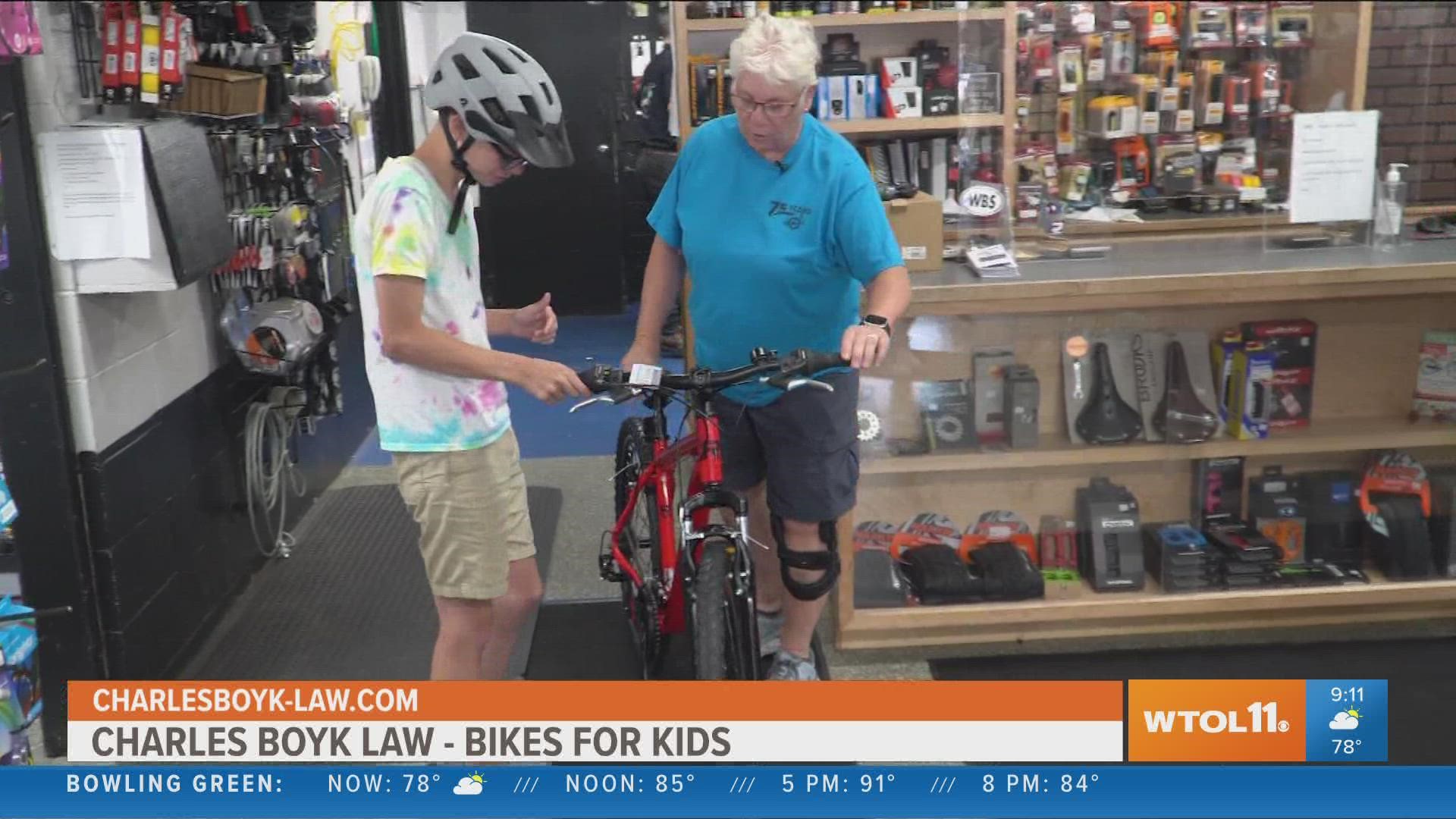 Brody is the fifth winner of a bike donated by Charles Boyk Law. Also, Boyk Law offers safety tips for vacation.