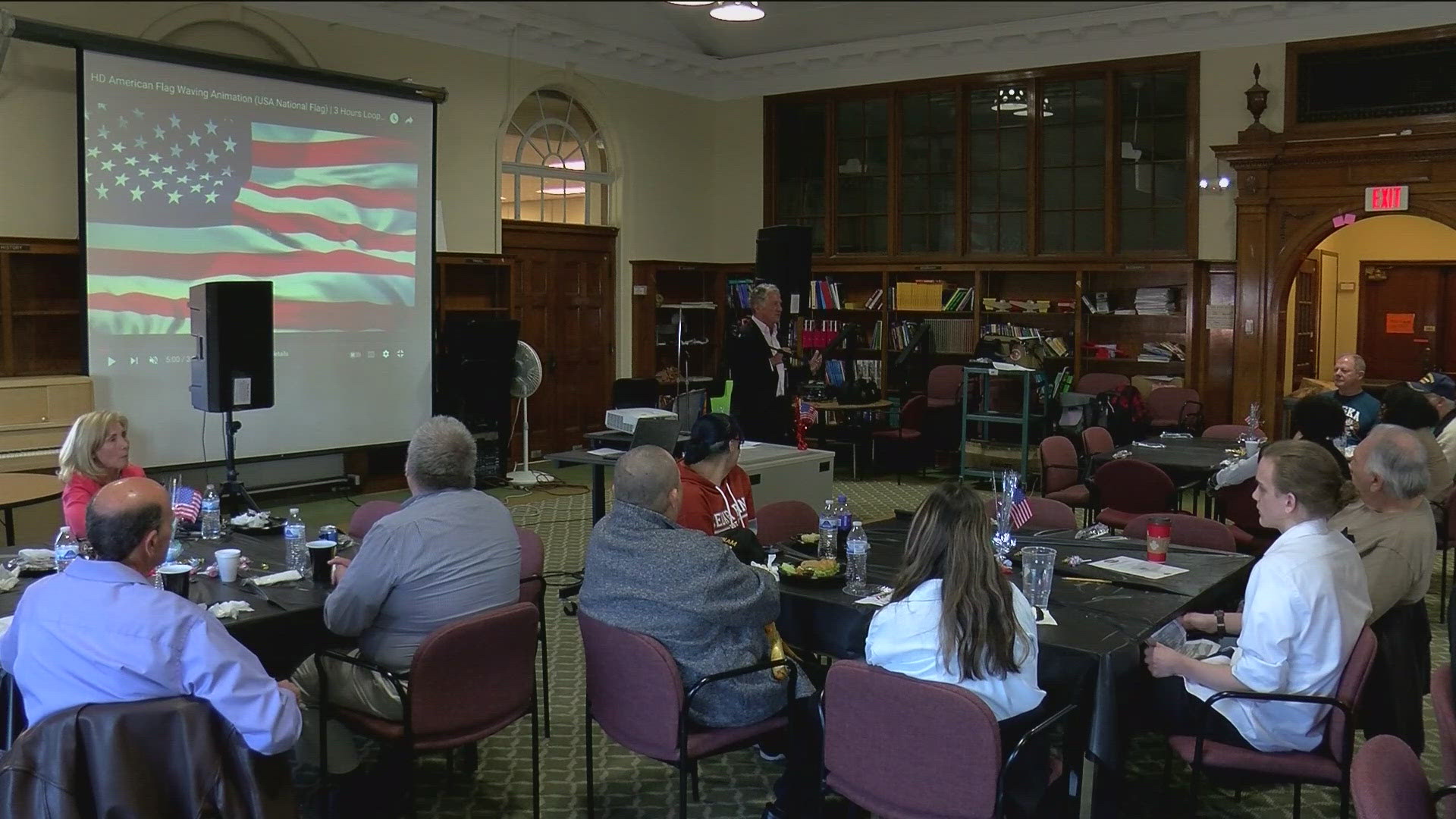 WTOL 11's Dan Cummins emceed the event.