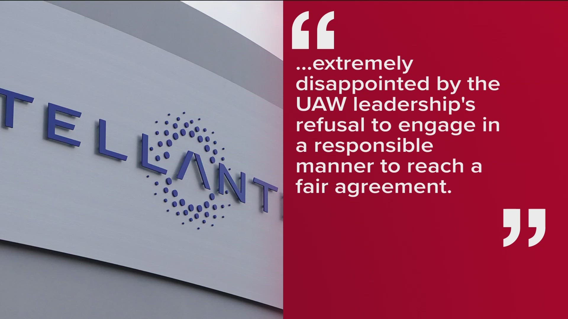 Stellantis, General Motors and Ford all released statements expressing disappointment that the UAW chose to strike.