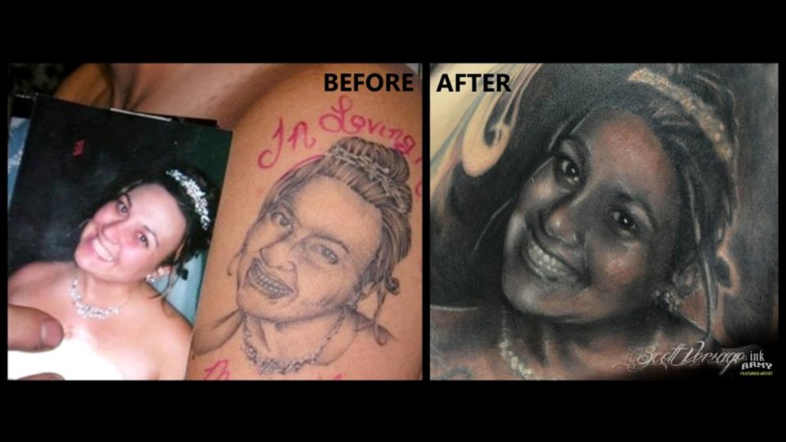 Ohio tattoo artist gives 'worst tattoo' an impressive makeover 