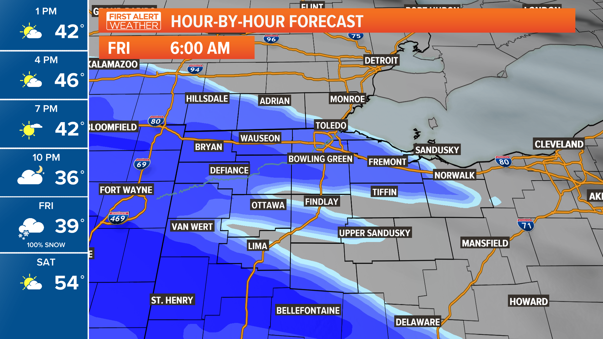 When will it snow Friday in Toledo and how much? | wtol.com