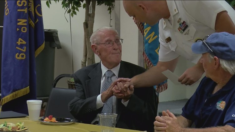 100-year-old veteran served in WWII, Korea, and Vietnam