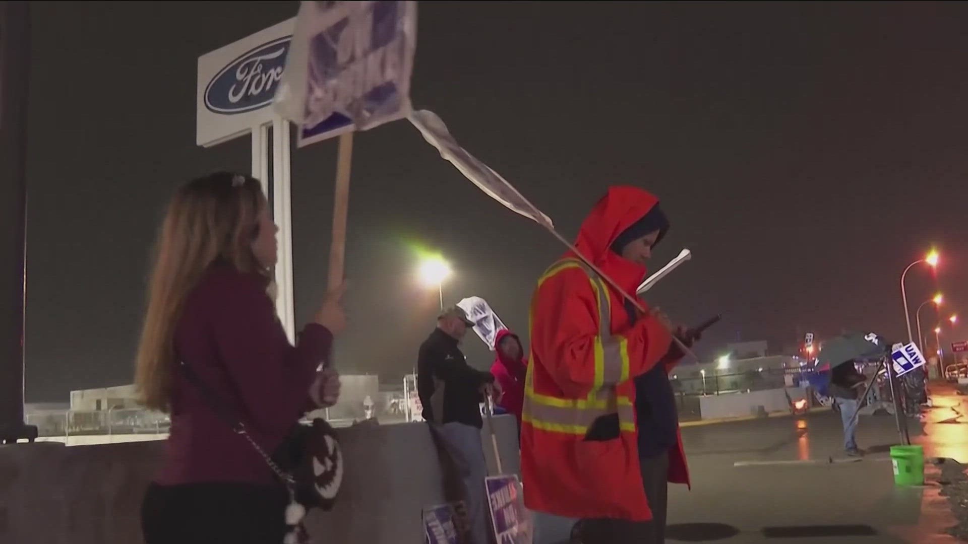 UAW President Shawn Fain and union leadership say workers will see gains in wages, retirement benefits, and reinstated cost of living adjustments.