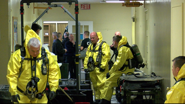 Hazmat Experts Work To Give Tfd S Hazmat Team Hands On Training