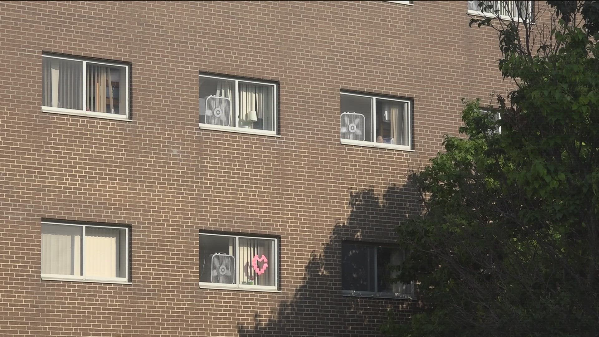 Typically, when beating the heat the first stop is air conditioning. But at BGSU, some campus housing does not have AC.