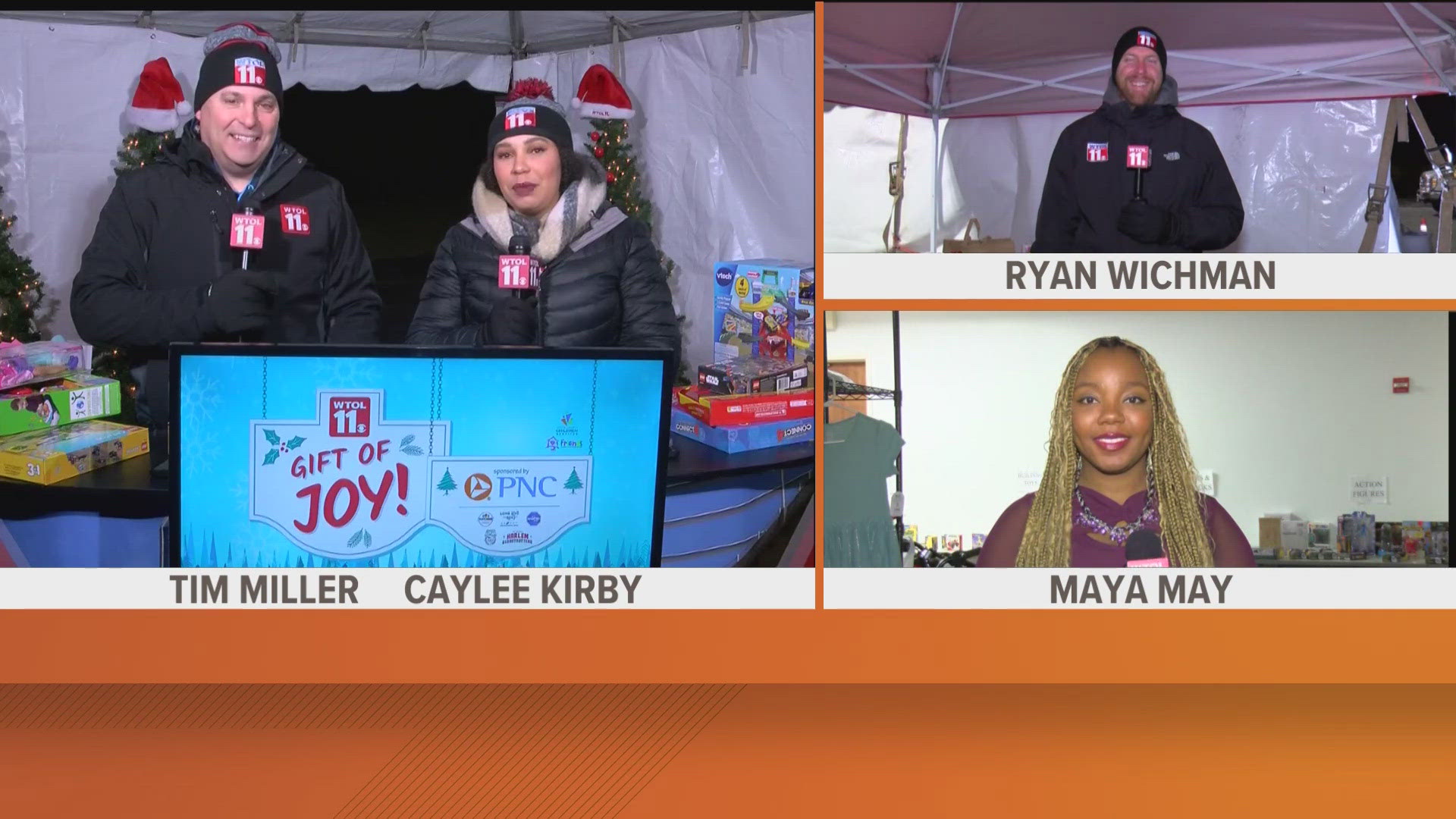 The WTOL 11 team is waiting for you to drop off your toy donations! Take a look at where the donations end up.