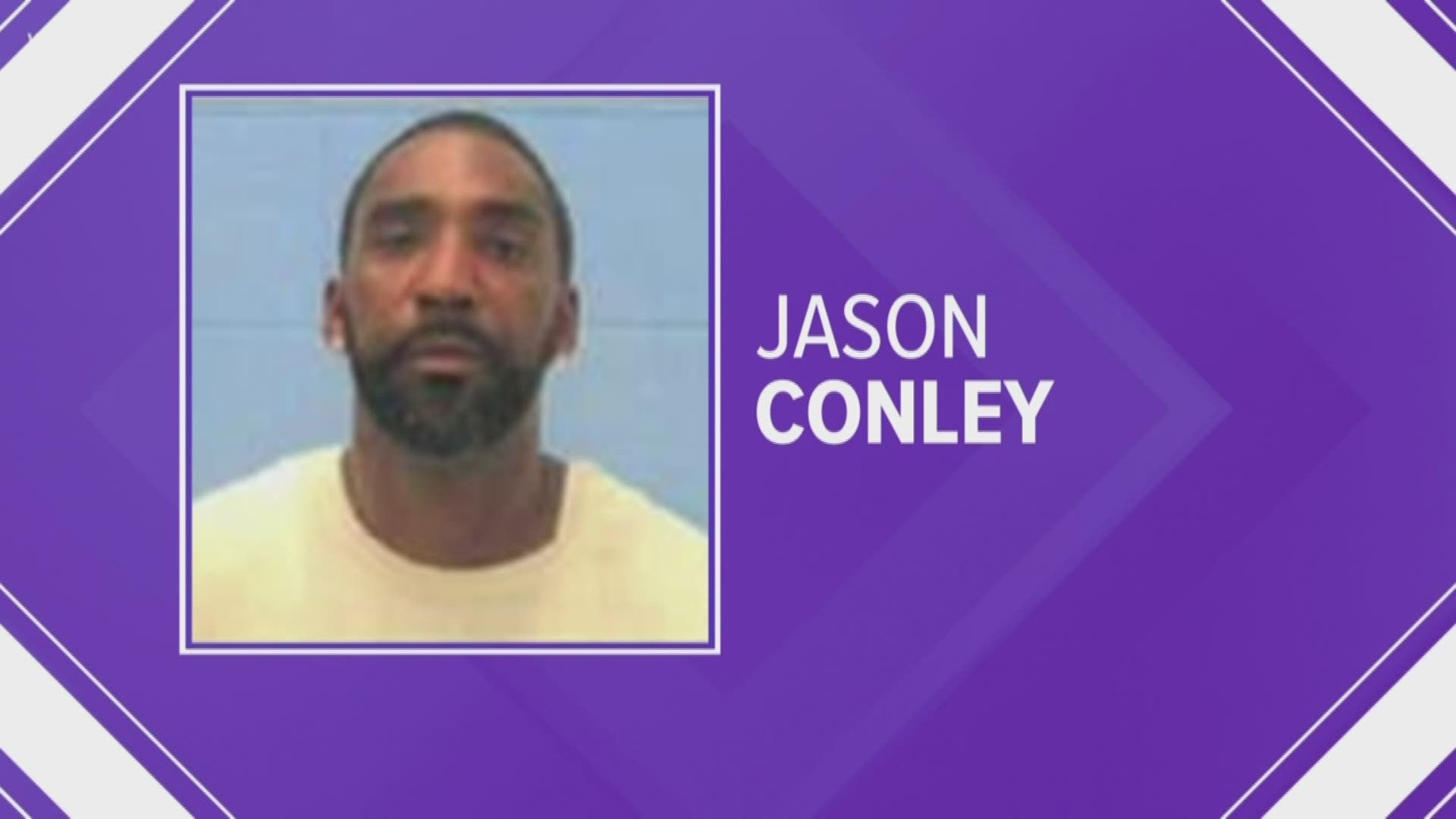 Police have a warrant out for the arrest of Jason Conley, 39, who has been charged with felonious assault.