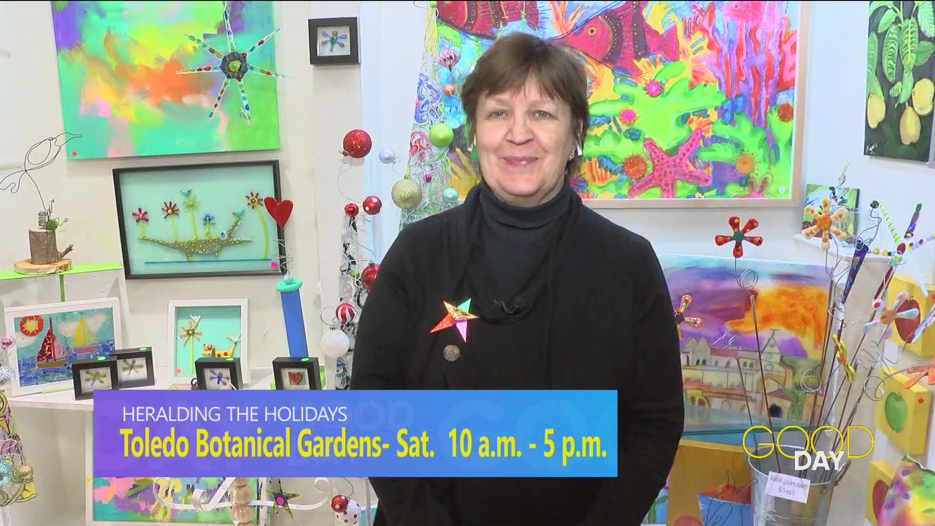 Lori Schoen with Unruly Arts talks an art show featuring local artists this Friday through Sunday at the Toledo Botanical Gardens.