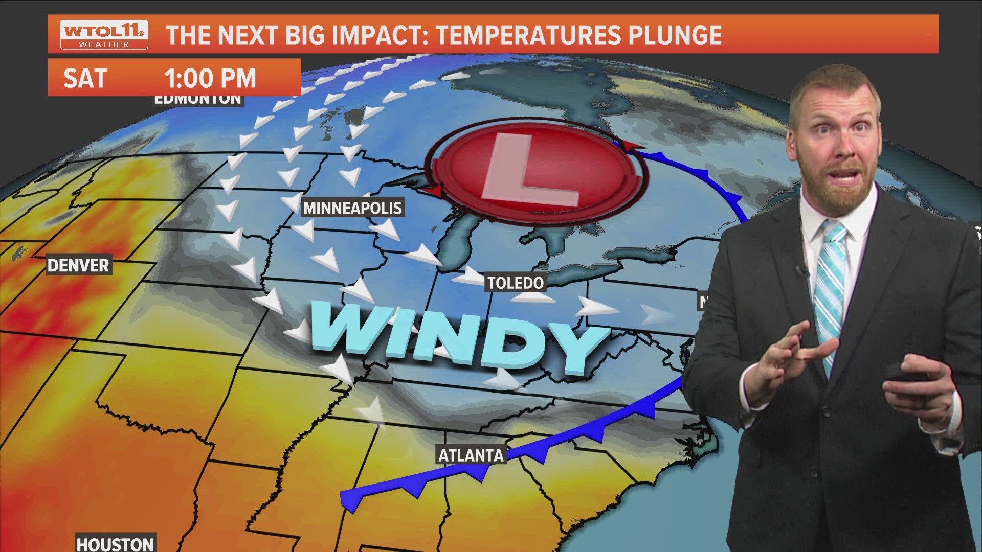 Expect a major cooldown next week, with rain and even snow possibilities.