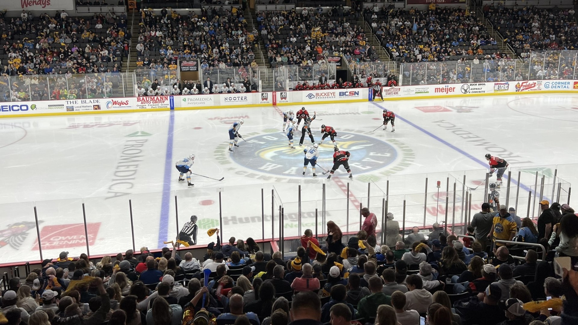 The Walleye beat Cincinnati 3-0 in front of a record 8,592 fans, forcing a Game 7 on Tuesday in Toledo.