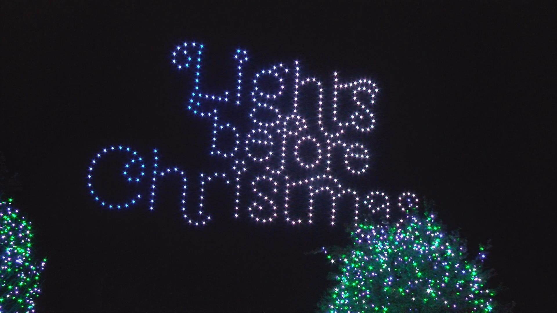 Drone show, proposal and 40 years of tradition mark opening night