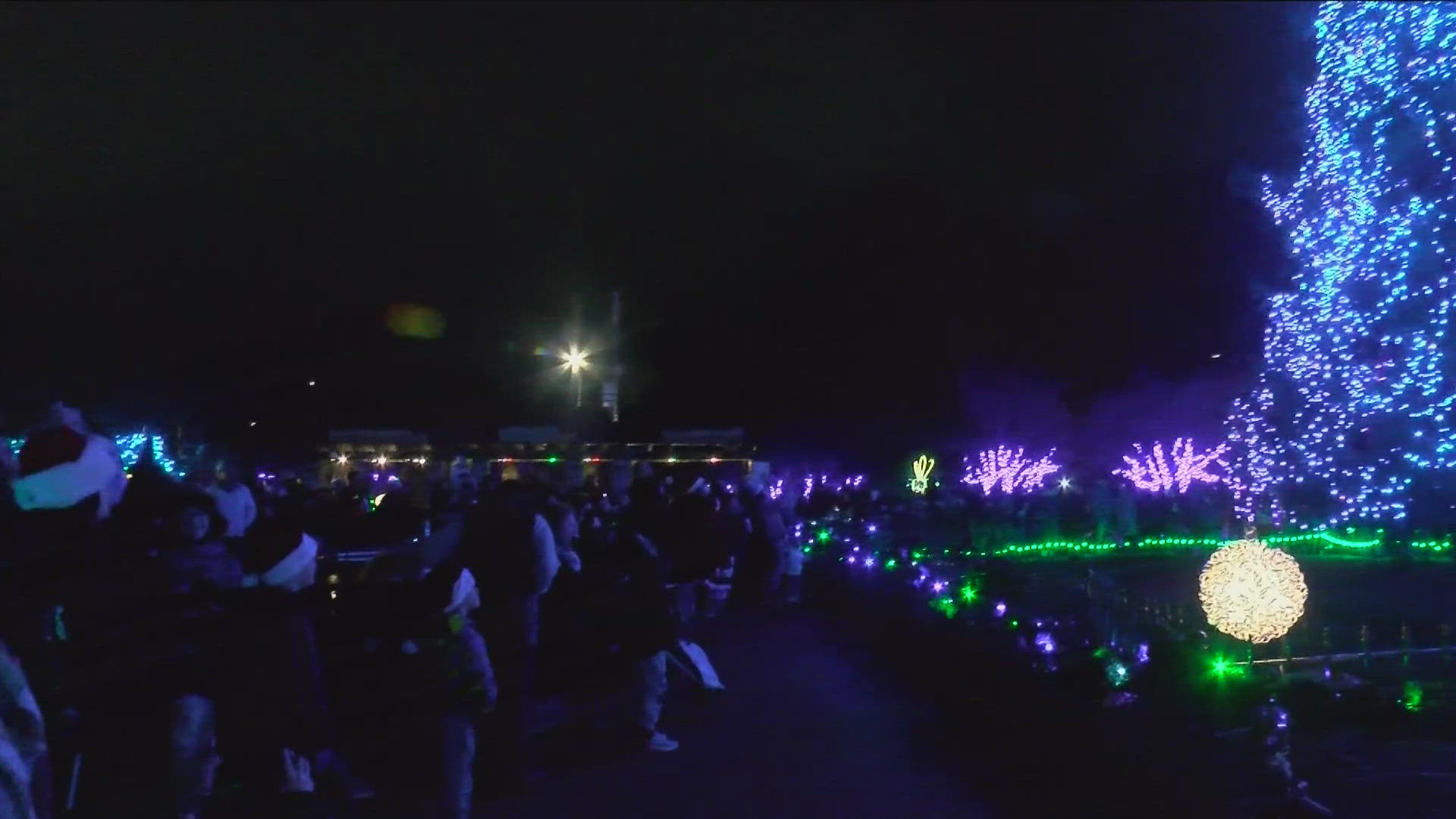 Zoo-goers came from near and far the watch millions of lights illuminate the Toledo Zoo, marking the kickoff of the holiday season in northwest Ohio.