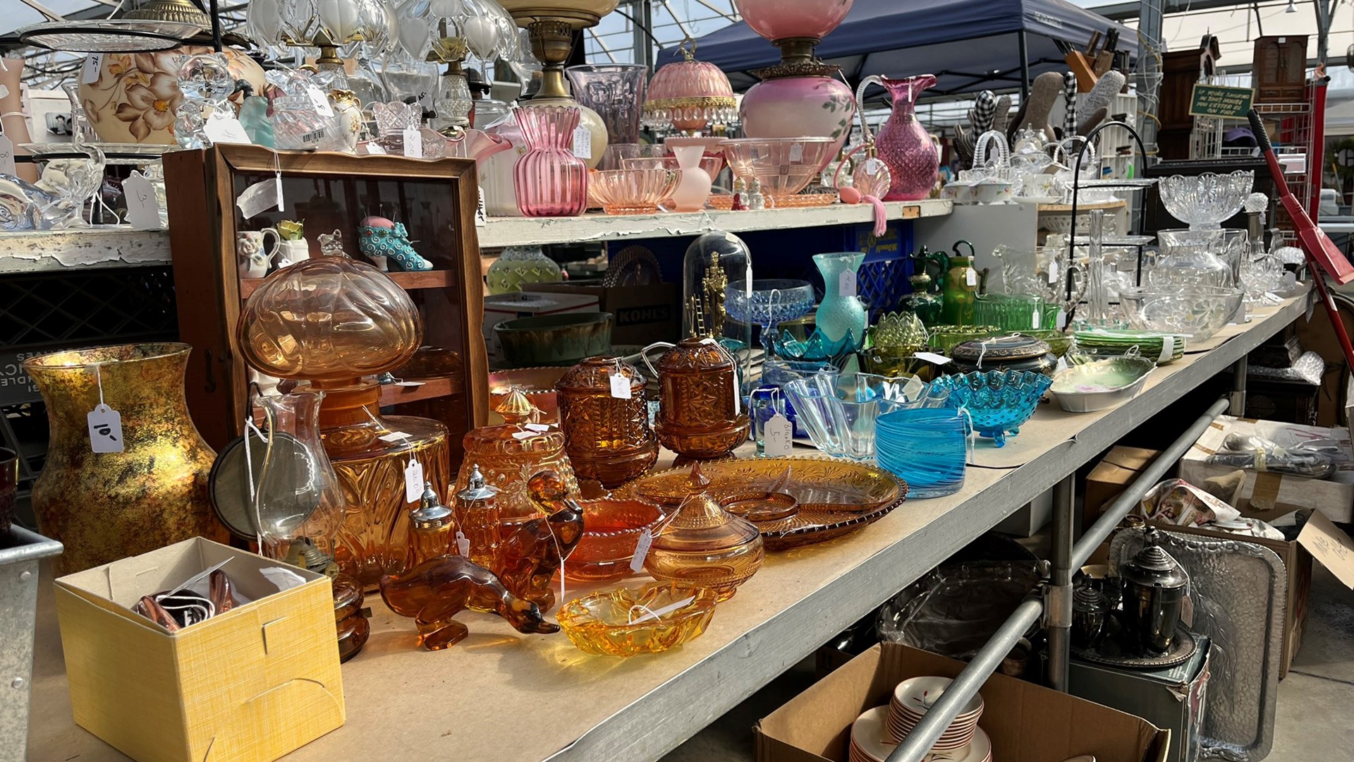 The annual garage sale, held at Brinkman's Greenhouse, is the primary fundraiser for the Christian Clearing House.